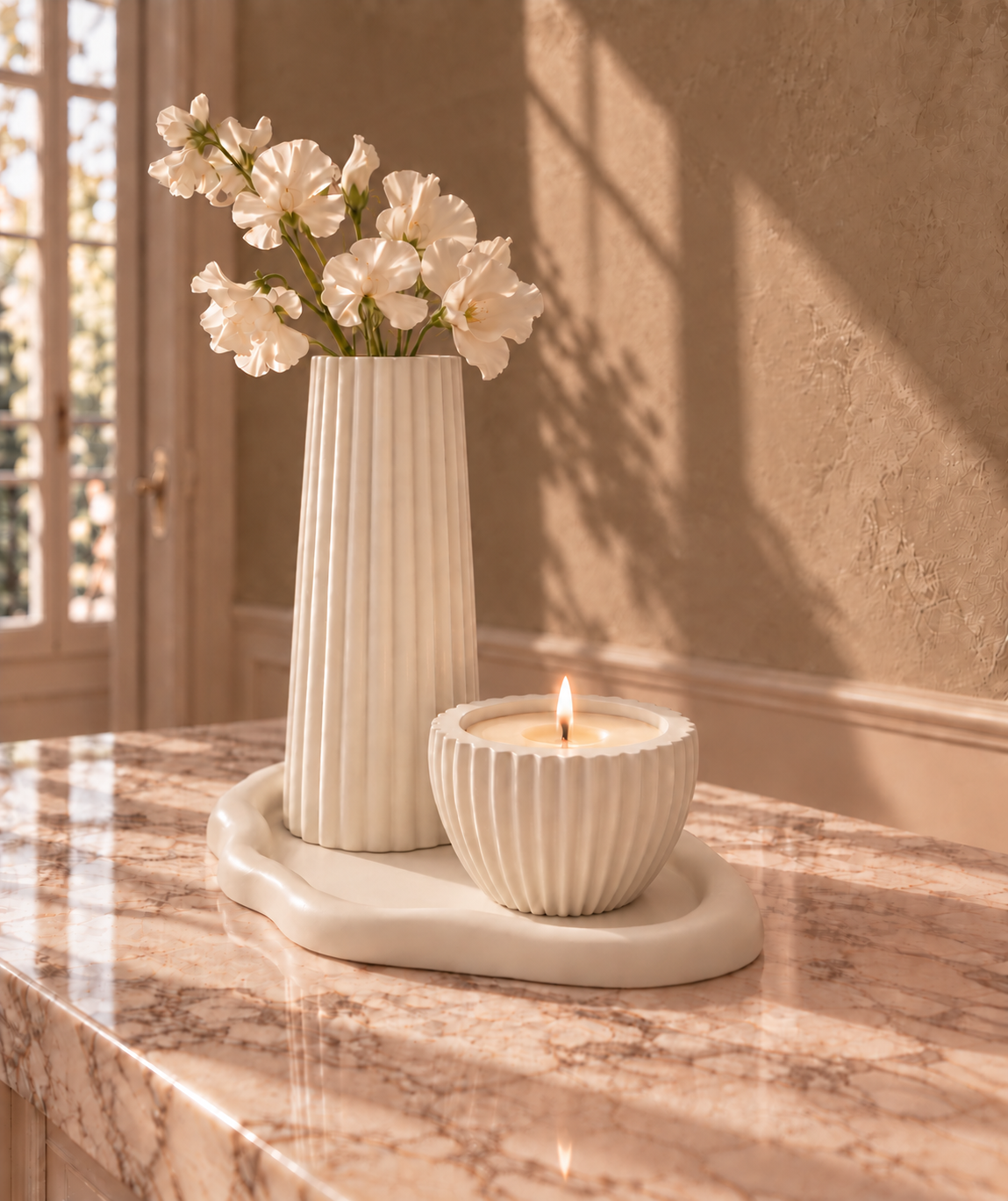 Maison Trio - Almond White - 01
