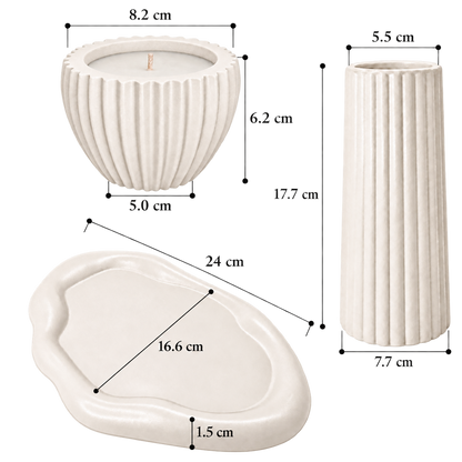 Maison Trio - Almond White - 04