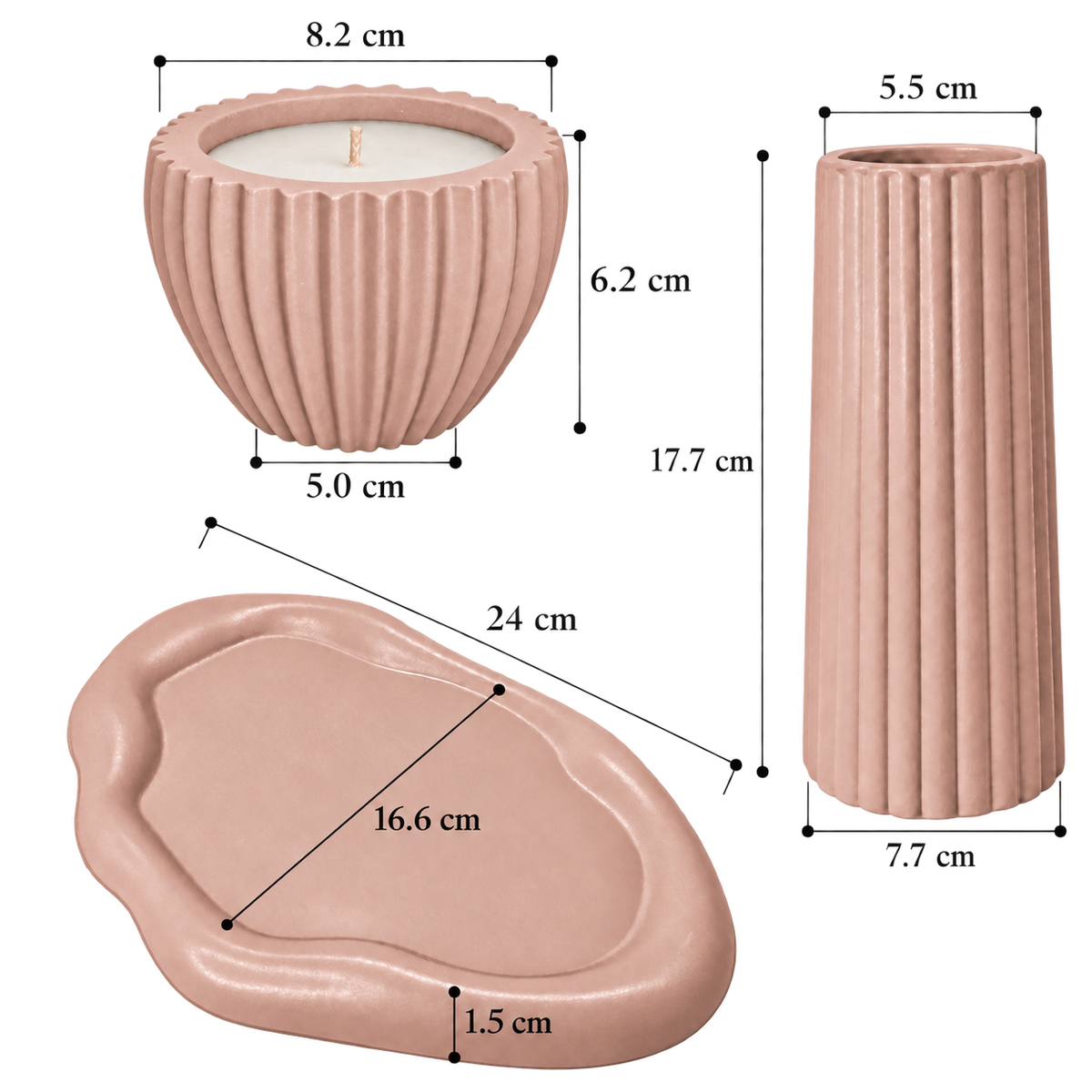 Maison Trio - Blush Clay - 04