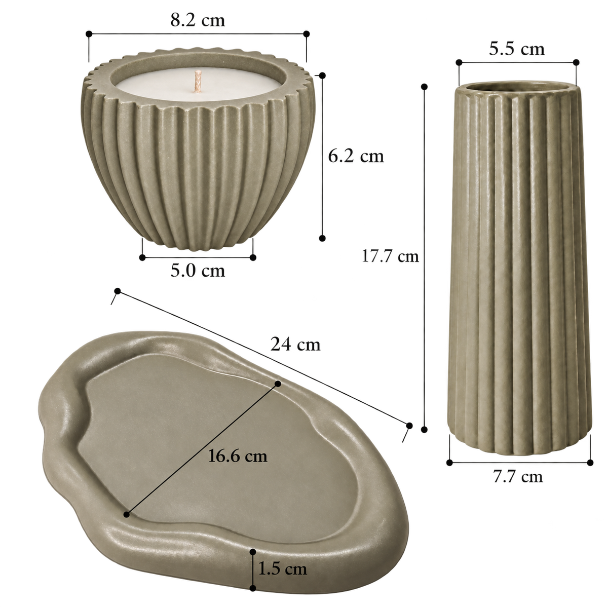 Maison Trio - Soft Olive - 04