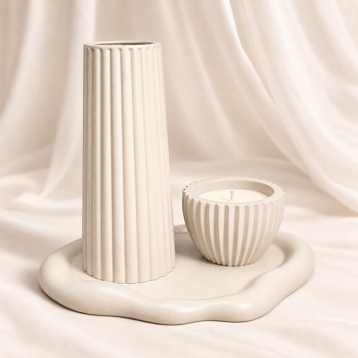 Maison Trio - Almond White - 02