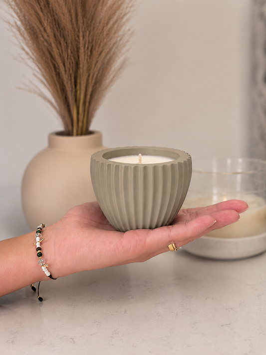 Fluted Candle